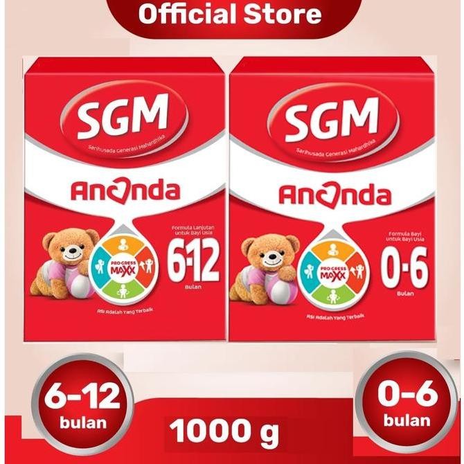 SGM Ananda 0-6/6-12 1000gr/ susu sgm ananda 1 dan 2 1kg PT