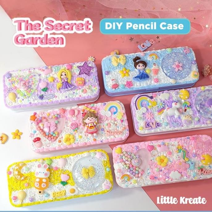 

Promo DIY Cream Clay Pencil Case / DIY Kotak Pensil Cream Glue Set / Prakarya Anak / Mainan Edukasi COD