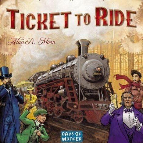 Promo Ticket To Ride USA Board Game COD