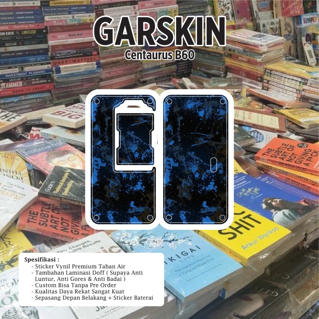 

[COD] Garskin Stiker E2r Creative Jual Sicentaurus B60 07 Label Custom Presisi Terlaris