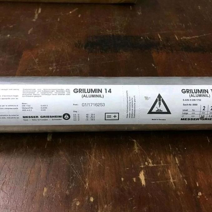 Kawat las aluminium 4043 2.5mm eceran 1kg