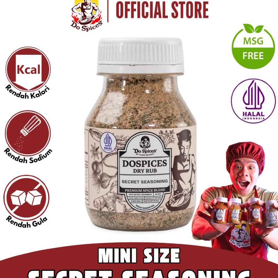 

Do Spices Healthy Dry Rub Bumbu Marinasi Rempah Rendah Kal Secret Seasoning Mini Size