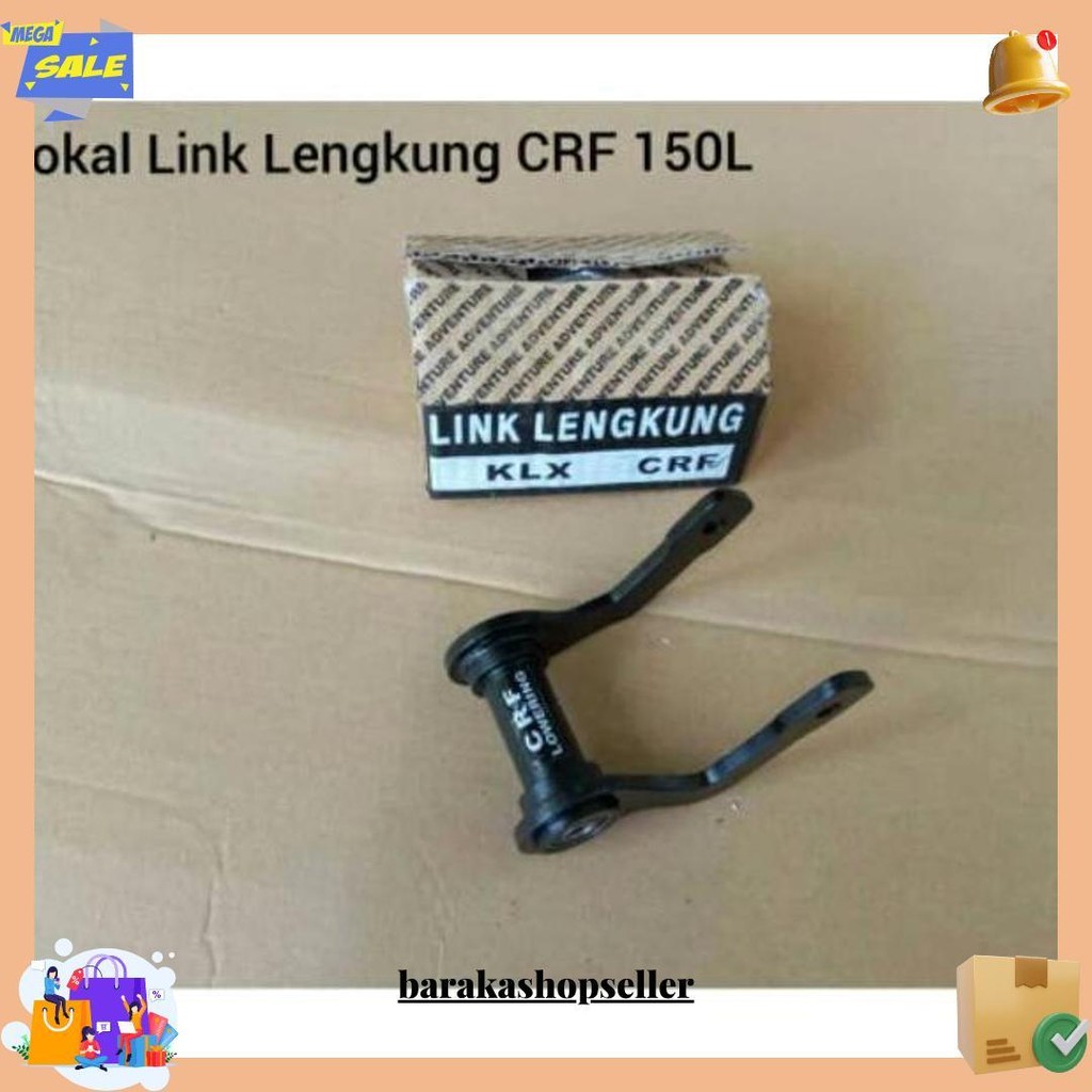 Unitrack Link Lengkung Link Standar Lowering Klx Dtracker Crf 150L Wr 155 Hitam Original Produk