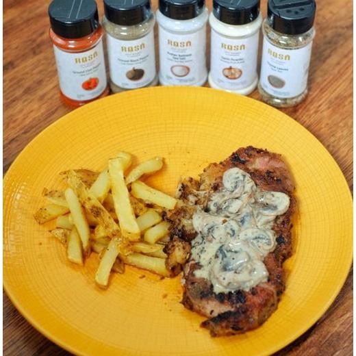 

Meracik Rasa Paket Bumbu Sirloin Steak And Hand Cut French Fries