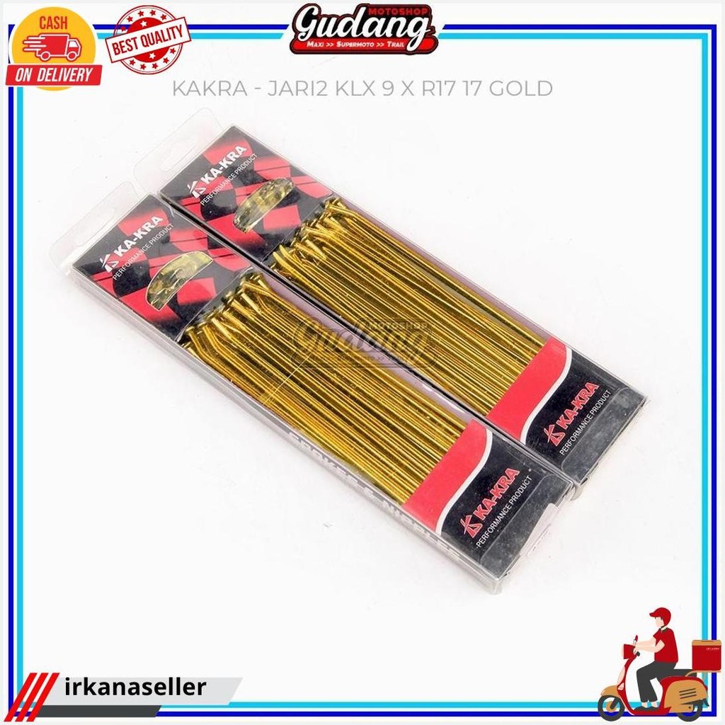 Jari Jari Set Supermoto Ka-Kra Nipple Jari2 Klx 150 Crf 150L Wr 155 Ring 9 X R17 36 Hole Gratis Ongk