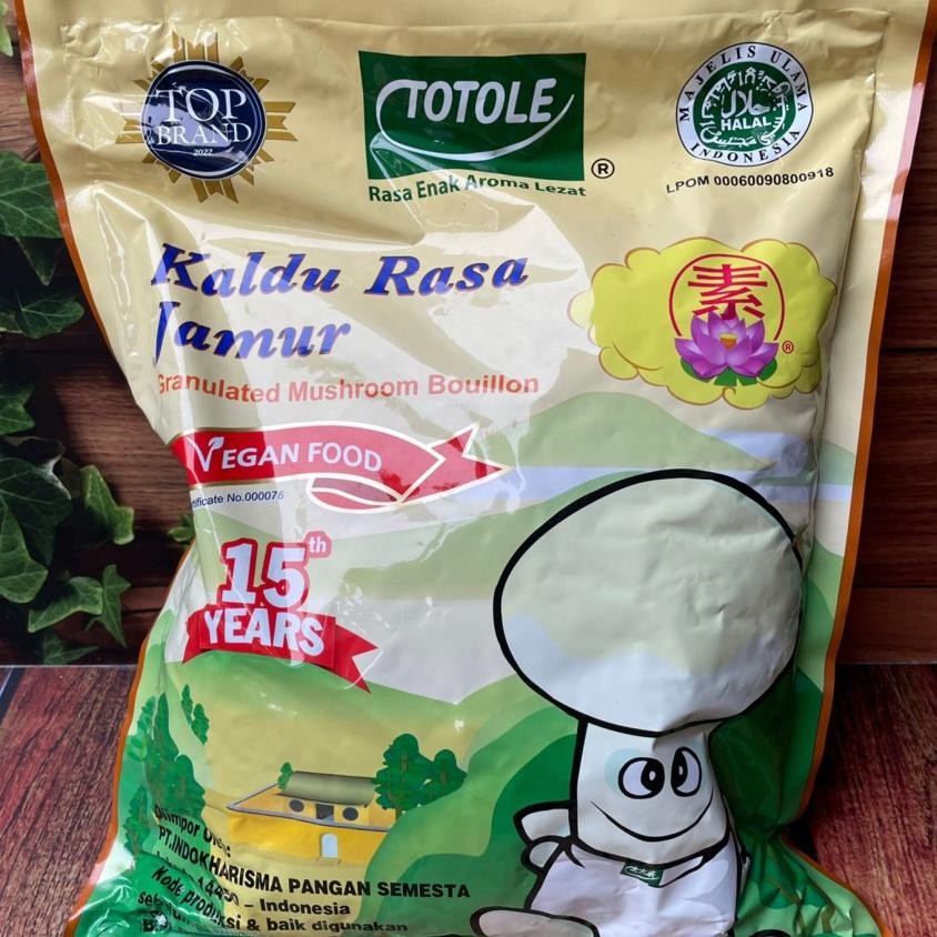

Totole Kaldu Rasa Jamur Mushroom Seasoning 1Kg Vegan Tasty