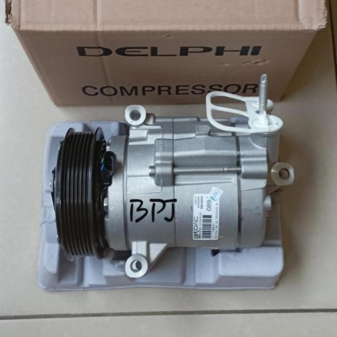R Kompresor Compressor Ac New Captiva Diesel Bensin Fl Kaki 3 Ori Delphi