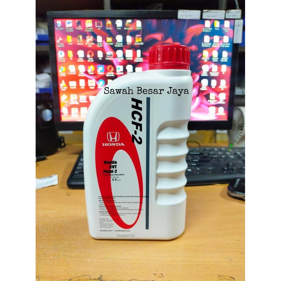 Hcf Hcf2 Hcf-2 Cvt Fluid - Oli Transmisi Automatic Matic Metik 0.8 Liter Honda Brio . Mobilio . Jazz