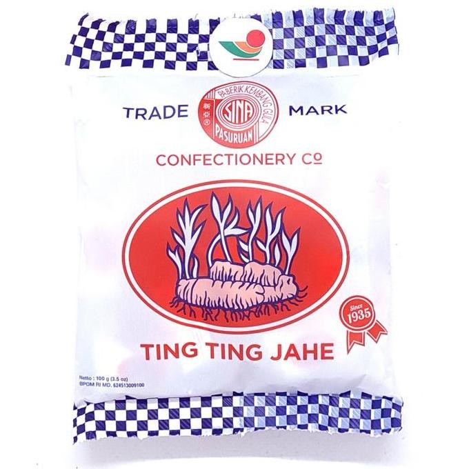 

}}}}}}] SIN A TING TING JAHE 100gr | PERMEN EMPUK SINA TINGTING ASLI MANISAN