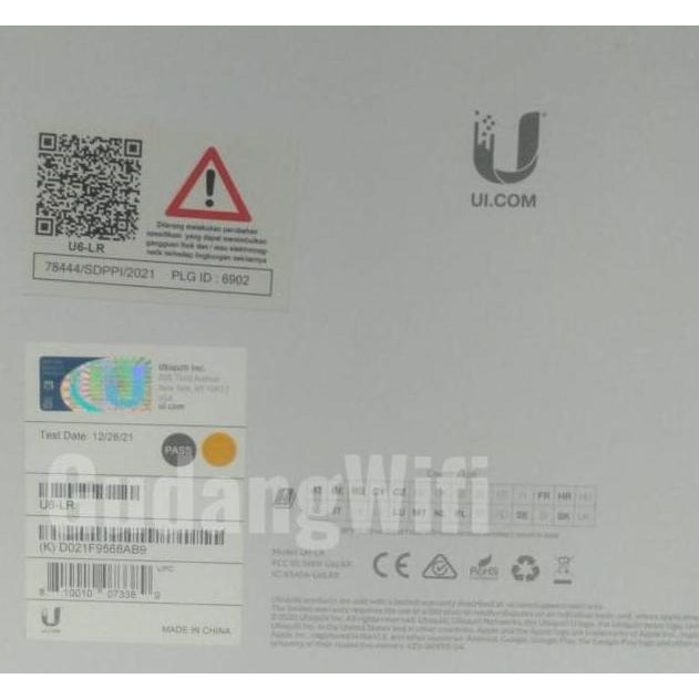 Ubiquity U6-Lr Unifi 6 Long-Range Access Point ( U6-Lr ) U6 Lr Ap New Stok