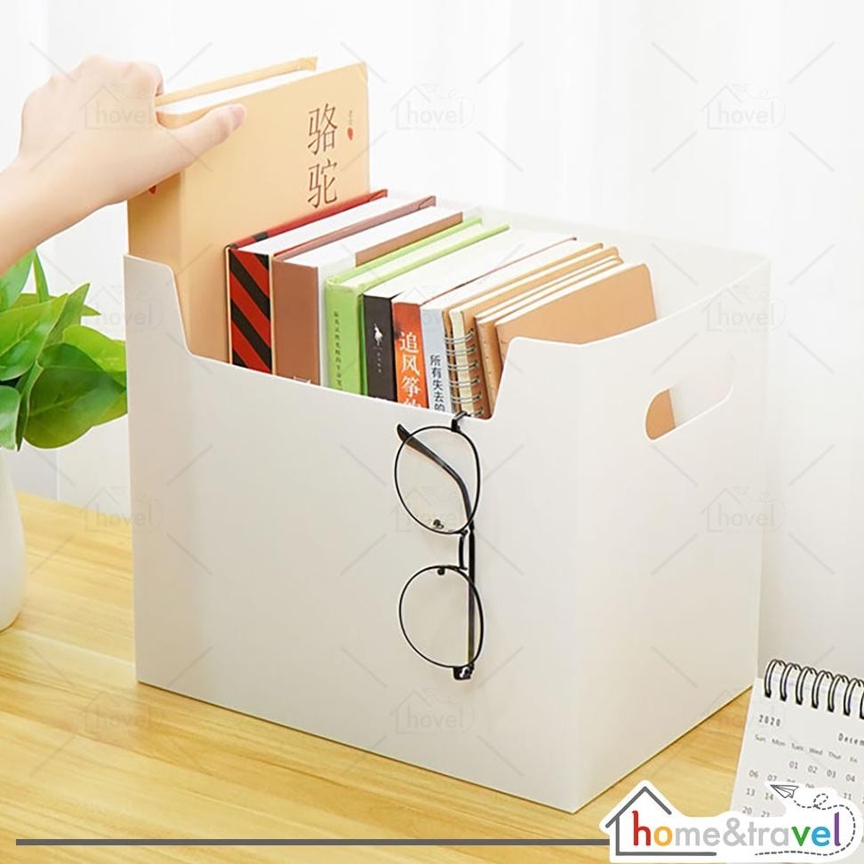 

Quality Hovelshop Kotak Penyimpanan Dokumen Buku Majalah Alat Tulis Foldable Desktop Box Container Waterproof Diskon