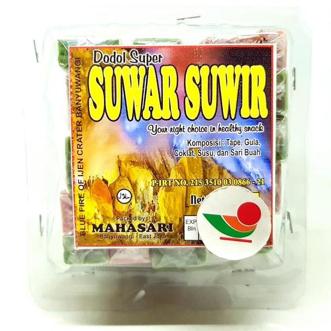 

=+=+=+] MAHASARI SUWAR SUWIR DODOL SUPER 360gr | PERMEN TAPE KHAS BANYUWANGI