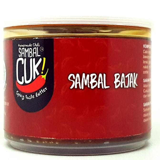 

}}}}}}] CUK SAMBAL BAJAK 140gr | COK SAMBEL PEDAS PEDES ASLI PREMIUM HALAL MUI