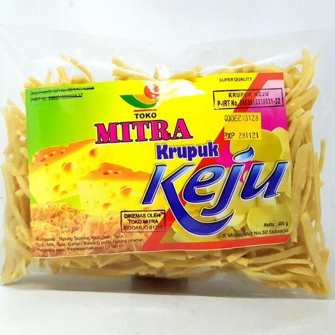 

@@@@] MITRA KERUPUK KEJU STIK 400gr | KRUPUK ASLI KHAS SIDOARJO MENTAH OVAL
