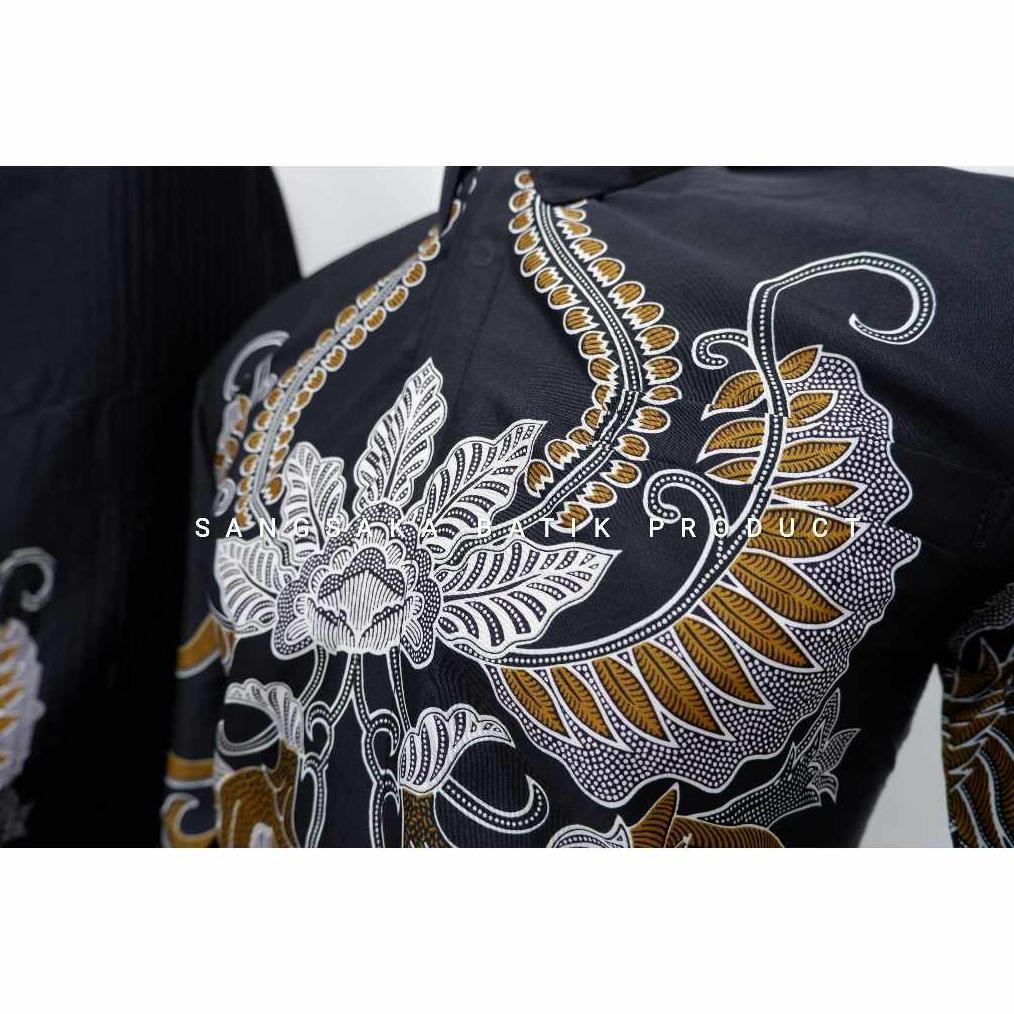 er-90 Ow42 Batik Couple / Baju Batik Couple / Batik Set / Batik Lengan Panjang / Rok Set / Rok Plisk