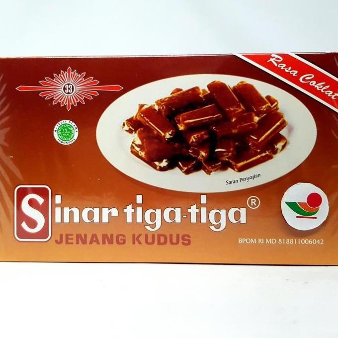 

!!!!!!] SINAR TIGA TIGA JENANG KUDUS RASA COKLAT 300gr | 15pcs @ 20gr MUBAROK