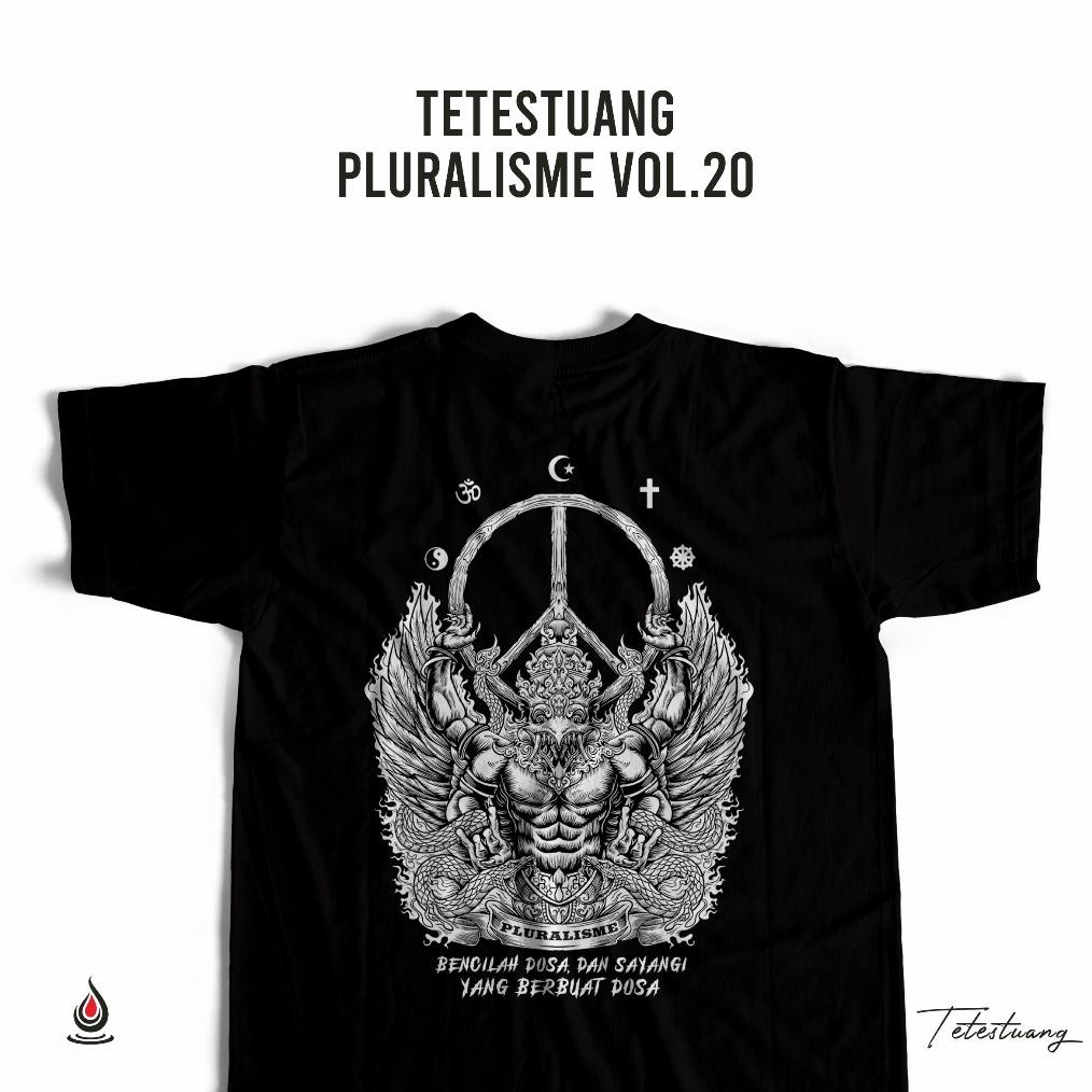 Promo Tetestuang Kaos Garuda Pluralisme Premium Combed 24S - Plu 20
