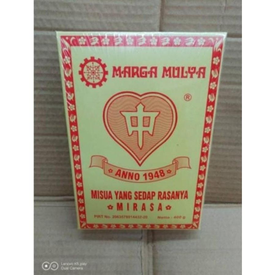 

(Expert) MISUA cung mirasa cap MARGA MULYA 400gr / misua kotak tjung/ MISOA