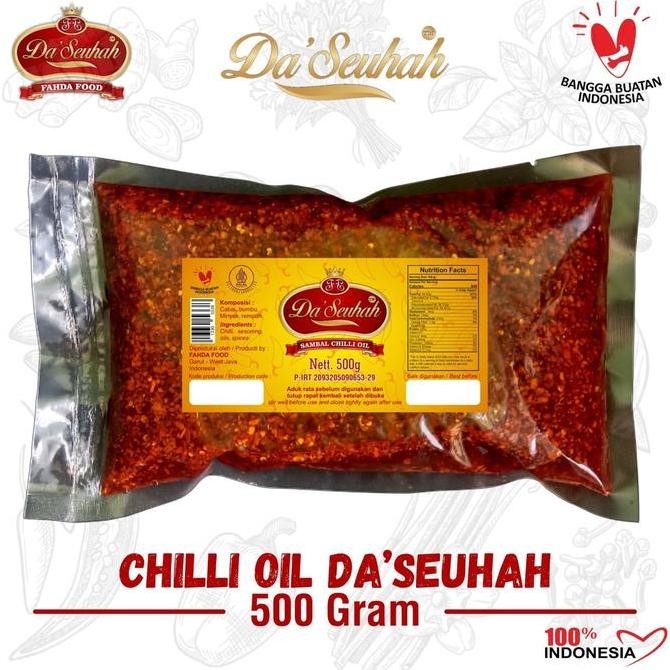 

JH8 SAMBAL CHILLI OIL 500g daseuhah by FAHDA FOOD