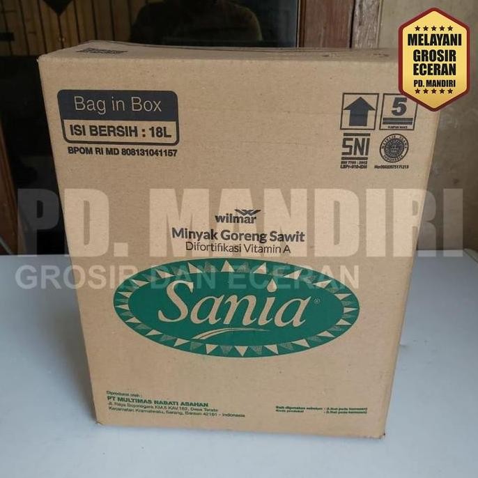 

JH8 SANIA MINYAK GORENG BIB 18 L