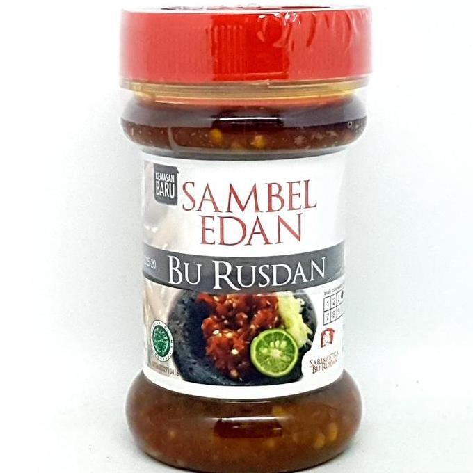 

'+'+'+'+] BU RUSDAN SAMBEL EDAN 170gr | SAMBAL CABE PEDAS PEDES ASLI RAWIT KOREK