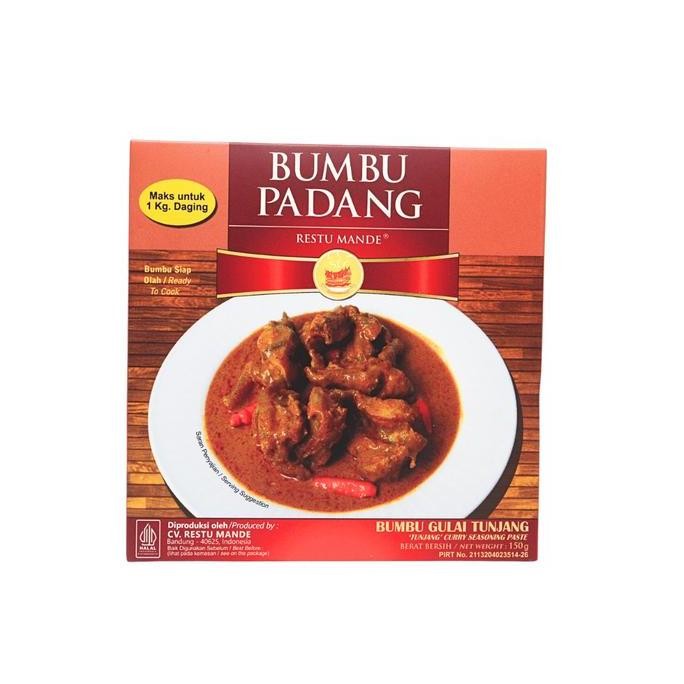 

JH8 Bumbu Gulai Tunjang Kemasan Vacum Restu Mande 150 gram Bumbu Padang Instan