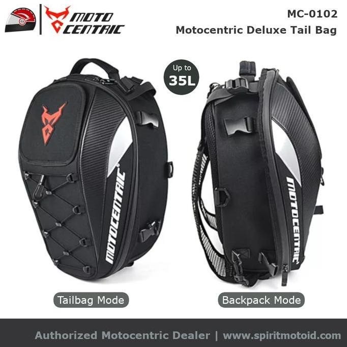 Motocentric Deluxe Tail Bag | Tas Belakang Motor Touring Tailbag