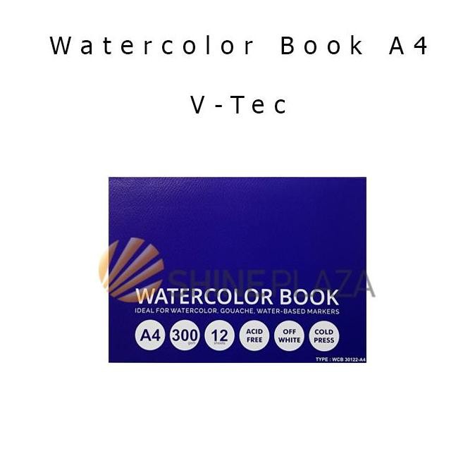 

Sale V-Tec Watercolor Book A4 300 Gsm - Buku Watercolor V-Tec A4
