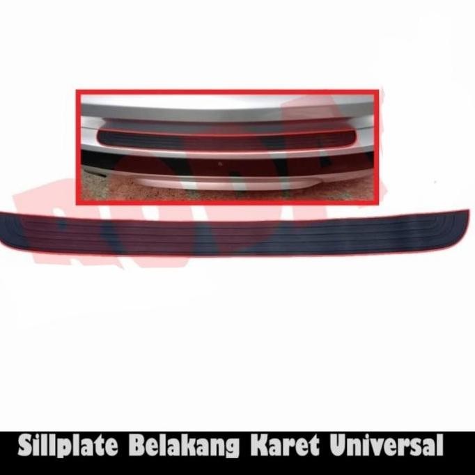 Sillplate Belakang Karet Nissan March Car Rear Door Sill Rubber Asli