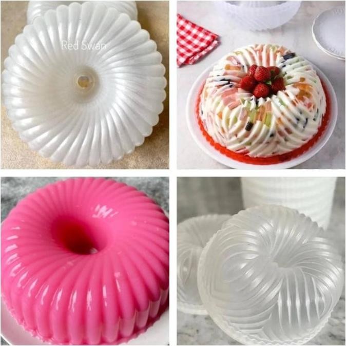CETAKAN PUDING COKLAT AGAR AGAR JELLY / LOYANG KUE CAKE PUDING BESAR