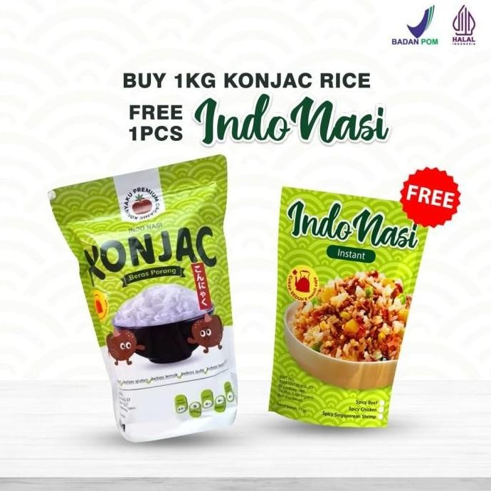 

(Expert) Konjac Rice Beras Porang / Shirataki / Nasi Sehat Diet 1KG ORIGINAL
