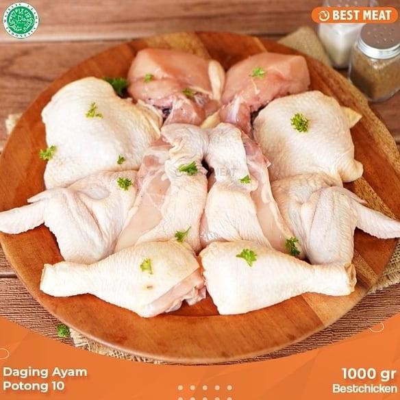 

JH8 Ayam Potongan 10 Best Chicken (1 kg), Ayam Parting segar, Ayam cut Up