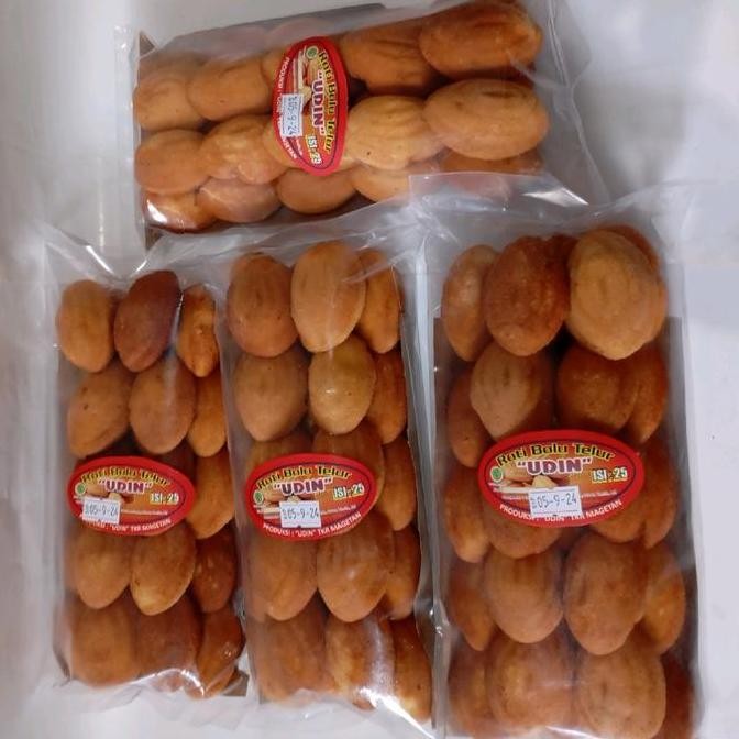 

JH8 ROTI BOLU TELUR 4 PACK @ ISI 25 PCS PANGGANG EMPUK Kue Makanan Cemilan