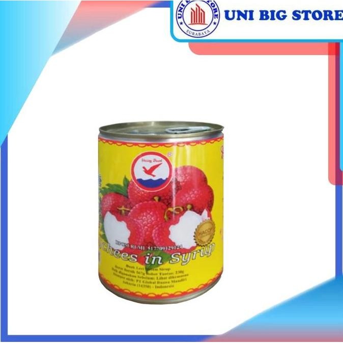 

JH8 SU Herring Brand Lychees In Syrup / Buah Leci Kaleng 567 gr