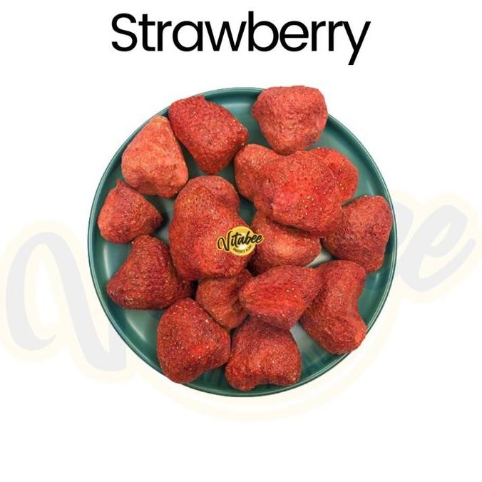 

JH8 Dried Fruit Keripik Kripik Buah dan Sayur Korea Vitabee Strawberry Okra Durian Kiwi Buah Tin 50gr