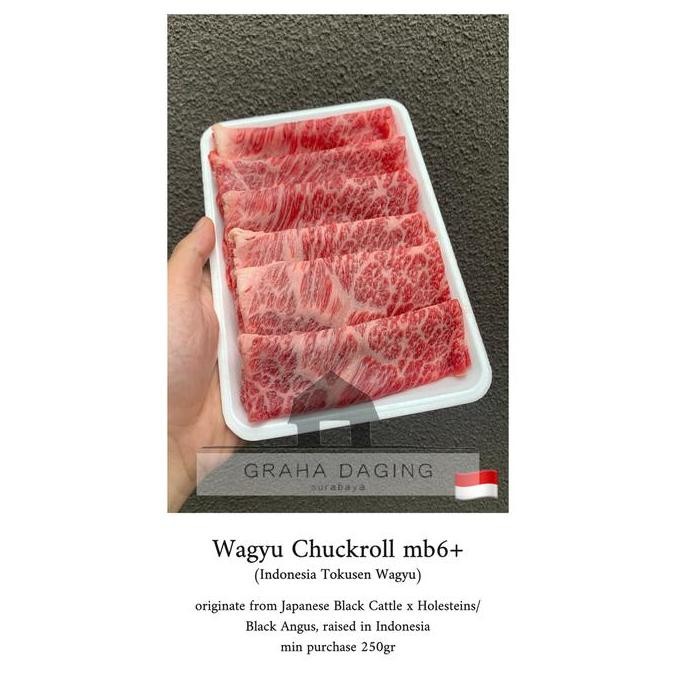 

JH8 Tokusen Wagyu Chuckroll mb6+