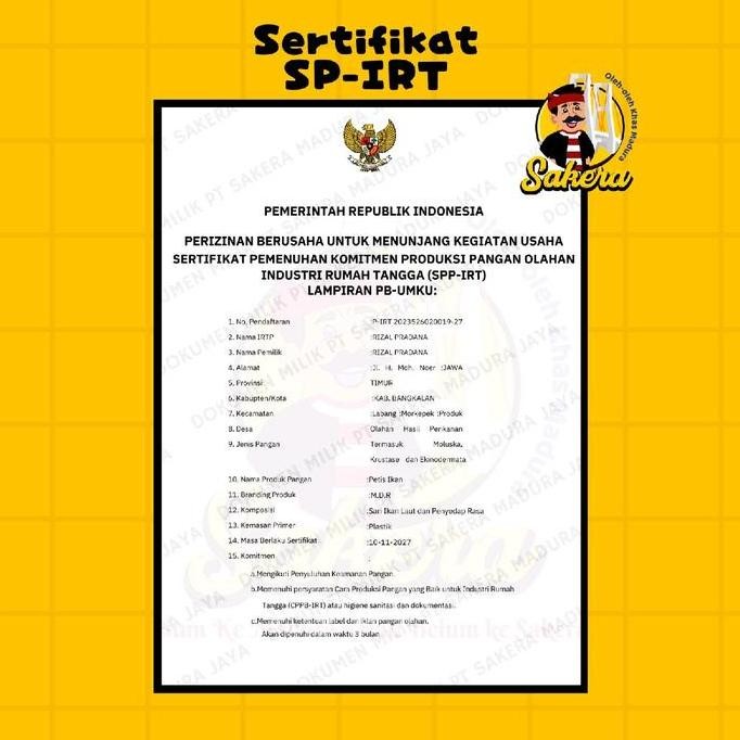 

JH8 (Sakera) 8 Botol Petis Madura Asli Ikan TUNA 100g MDR