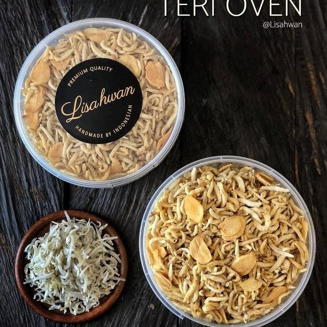 

JH8 TERI OVEN LISAHWAN. berat 150gr Tanpa Tepung Dari Ikan Teri Nasi