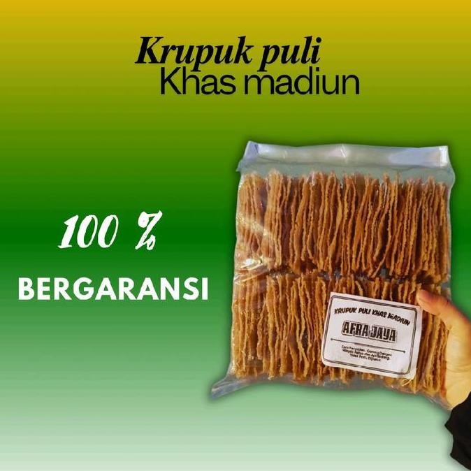 

JH8 Afra jaya_ krupuk puli/ gendar khas madiun
