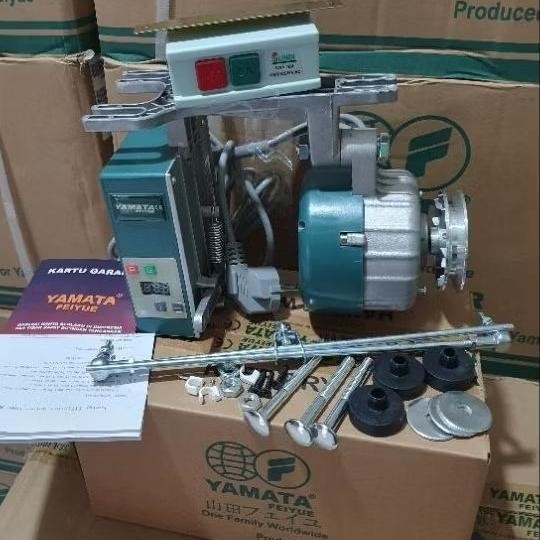 NEW dinamo servo hemat listrik hingga 70% buat mesin jahit overdek obras rante suara halus  tidak be