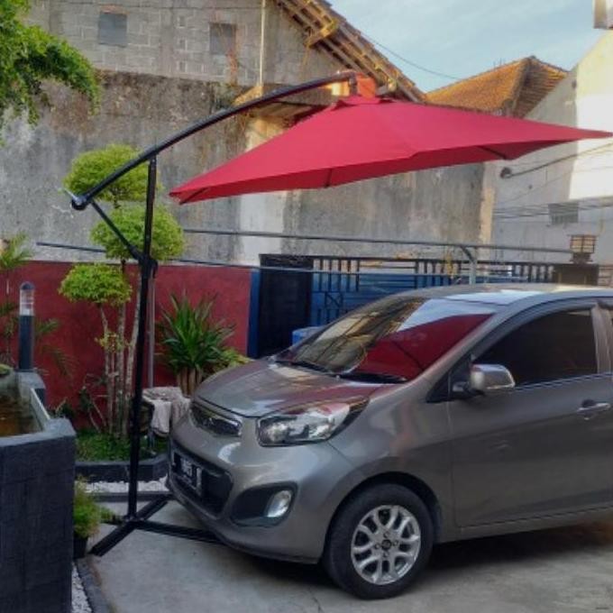 Payung Taman Banana Soleil 2,5 Meter Outdoor Payung Teras