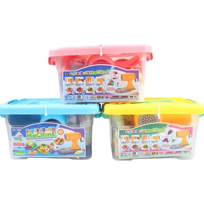 MAINAN ANAK CETAKAN DIY MESIN GILING MIE KUE ES KRIM CLAY LILIN SNI