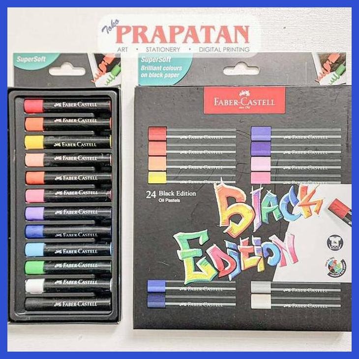 

( SEKOLAH / LUKIS ) READY FABER CASTELL OIL PASTEL BLACK EDITION | CRAYON MINYAK (SENI / MENGGAMBAR / ART / KERAJINAN ) GOOD QUALITY