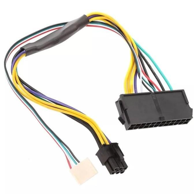 TERMURAH - Kabel Adaptor Daya ATX 24 Pin Ke 6 Pin untuk HP Z220 Z230 Prodesk Motherboard 600g1 800g1