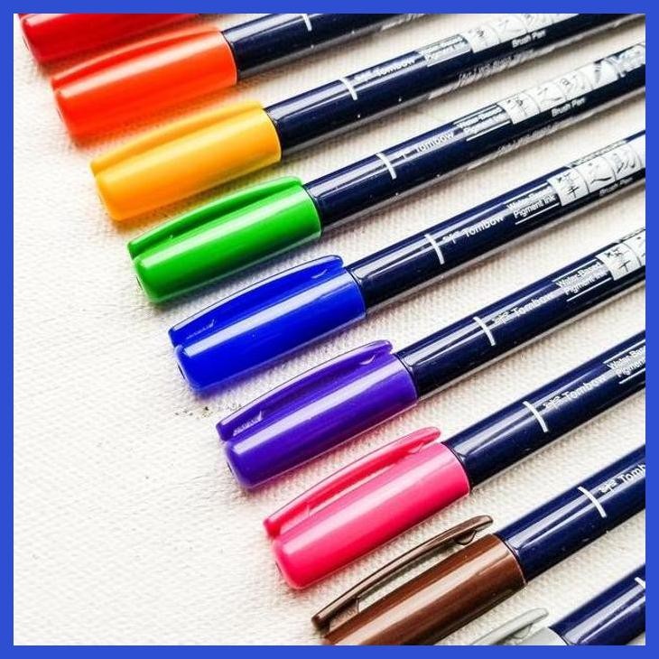 

( SEKOLAH / LUKIS ) SALE TOMBOW FUDENOSUKE BRUSH PEN HARD TIP COLOR (SENI / MENGGAMBAR / ART / KERAJINAN ) GOOD QUALITY