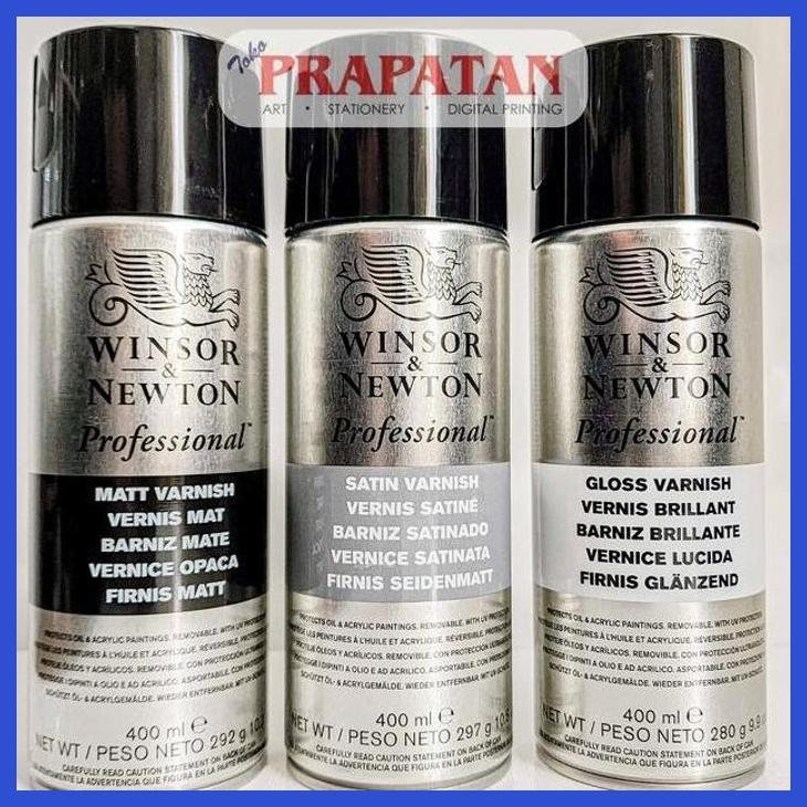

( SEKOLAH / LUKIS ) DISCOUNT WINSOR NEWTON PROFESSIONAL SPRAY VARNISH 400ML (SENI / MENGGAMBAR / ART / KERAJINAN ) GOOD QUALITY