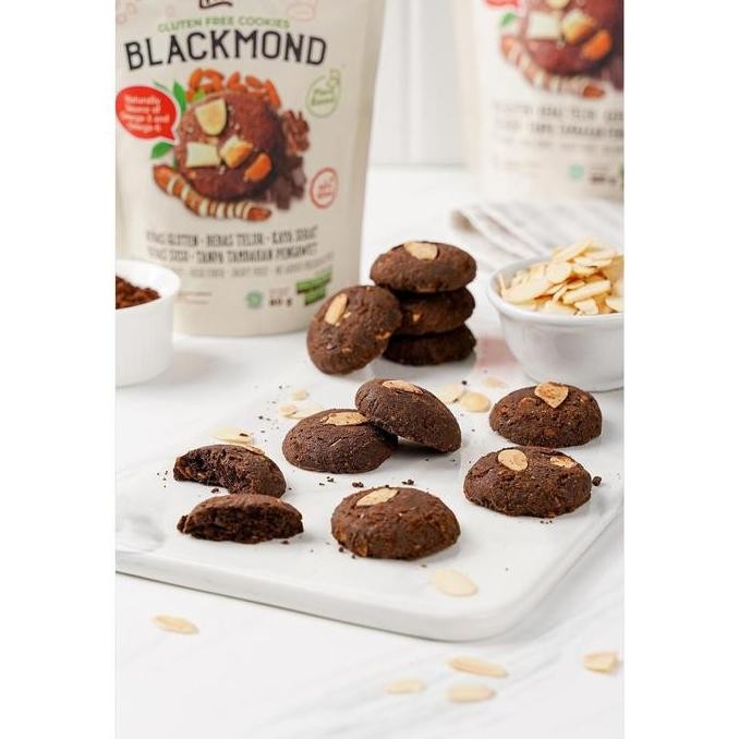 

Ladang Lima Blackmond Cookies Gluten Free (180 gr) Kue Cokelat GF