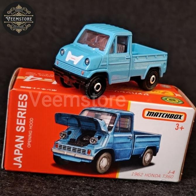 Matchbox 1:64 Honda Pickup T360 [Open Hood]