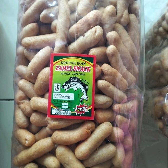 

Kerupuk ikan tengiri amplang food 500g Snacks Snack