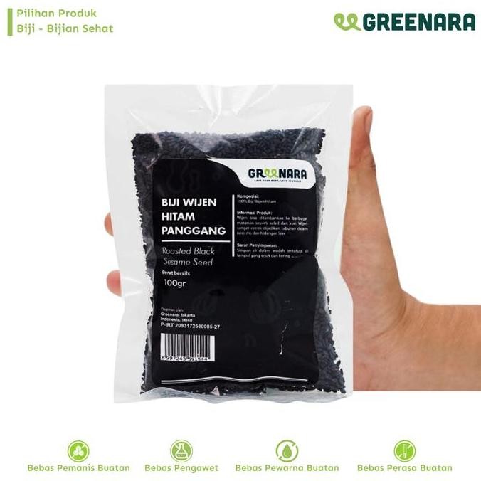 

ID | WIJEN HITAM PANGGANG 100GR / ROASTED BLACK SESAME SEED